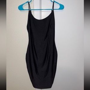 womens black mini dress